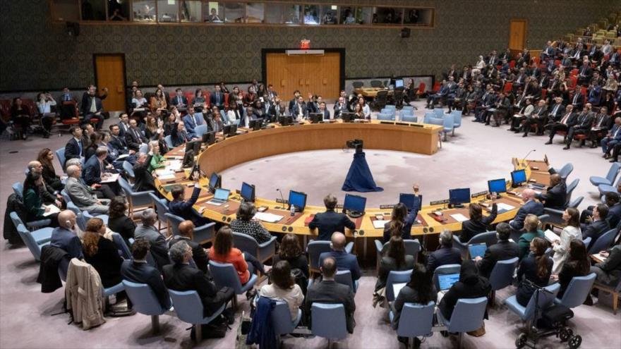 Una reunión del Consejo de la Seguridad de las Naciones Unidas.