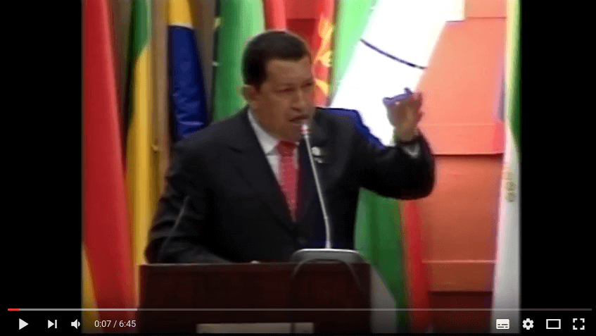 Chavez en el Congreso de la UA 2009 parte 2