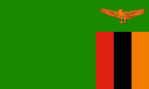 Bandera de República de Zambia