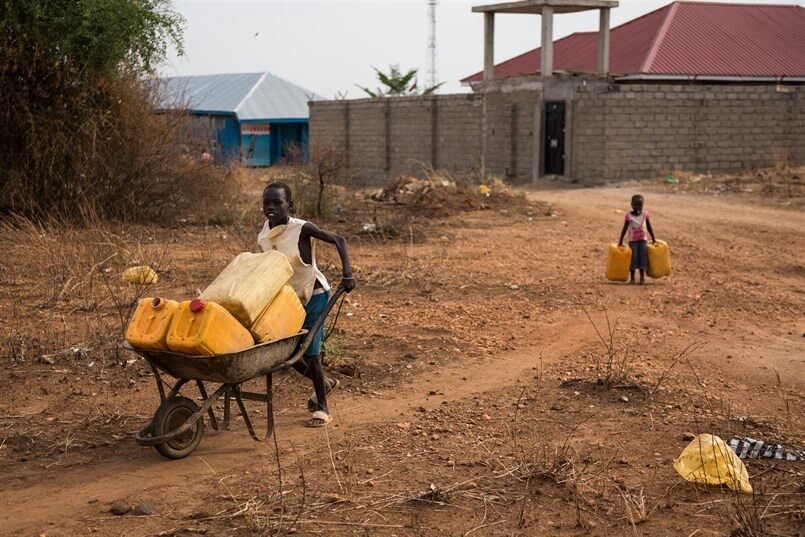 Más de 250.000 niños sufren desnutrición aguda en Sudán del Sur
