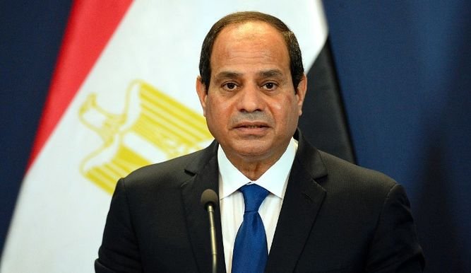 Presidente de Egipto Abdel fattah al sisi