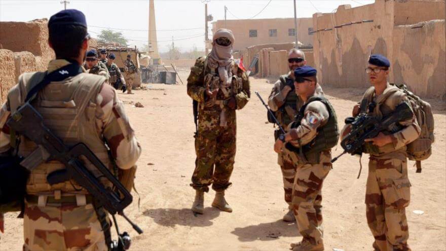 Fuerzas francesas de la misión Barkhane, en Kidal, norte de Malí, 25 de octubre de 2016.