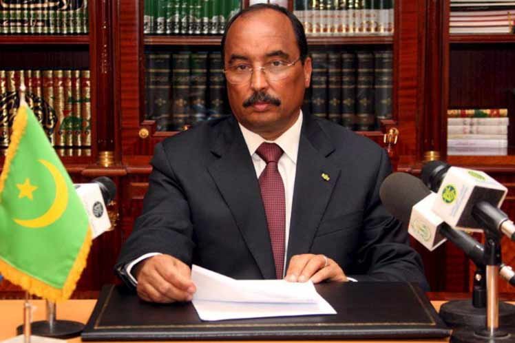 Mohamed Ould Abdel Aziz, presidente de Mauritania, 