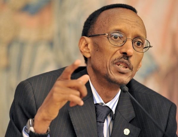 Presidente ruandés Paul Kagame 