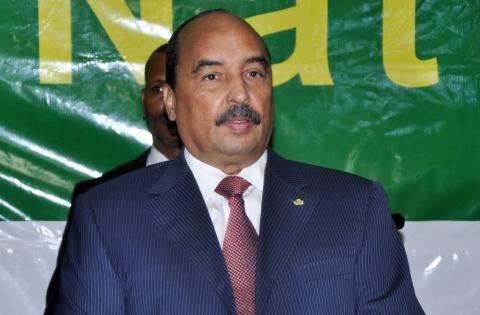 El presidente de Mauritania Mohamed Ould Abdel Aziz