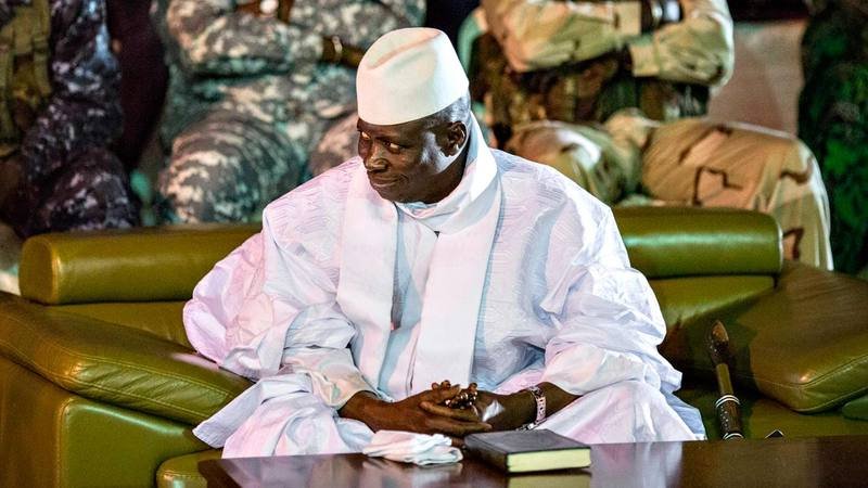 Presidente saliente de Gambia Yahya Jammeh