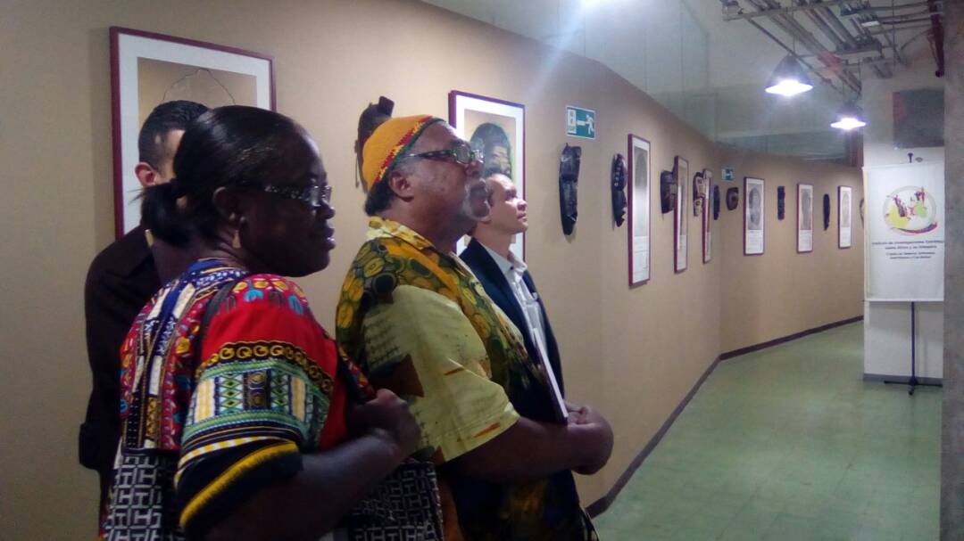 Caribeñistas durante el recorrido.