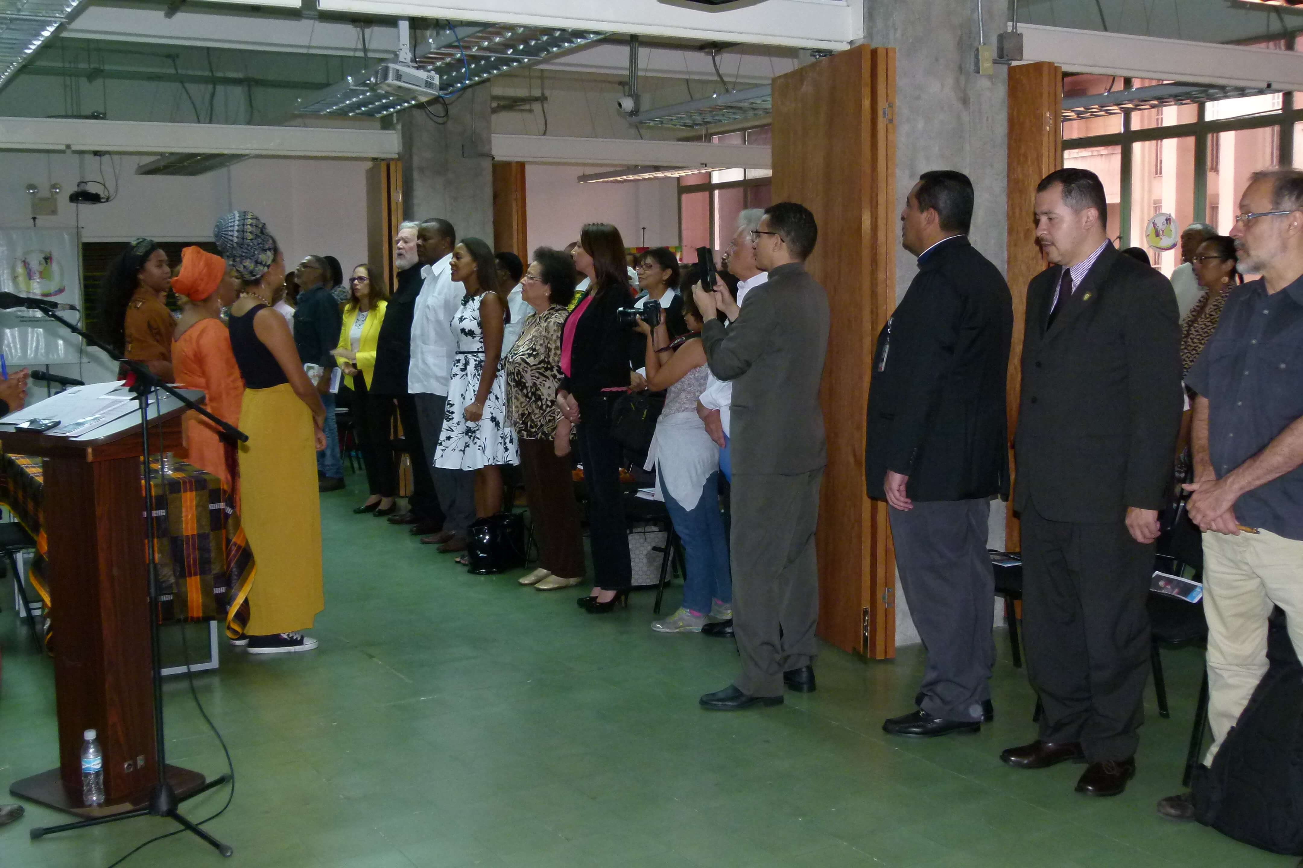 Instalación del V Congreso Internacional de Saberes Africanos Americanos y Caribeños