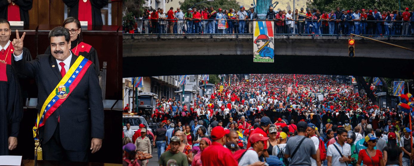 Nicolas y el pueblo se juramentan el 10 de enero de 2019