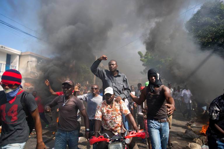 Ex candidato a la presidencia Moise Jean Charles del partdo Platform Pitit Dessalines