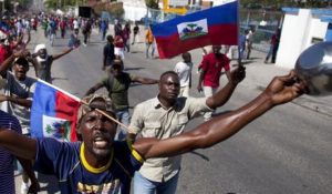 Protestas en Haití
