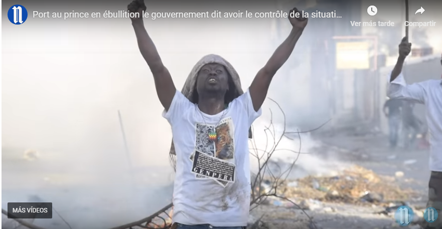 protestas constantes en Haití