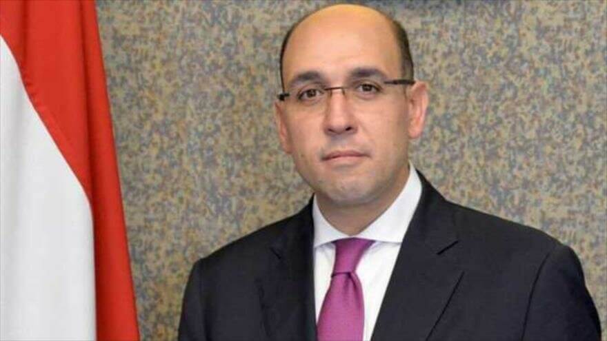 El portavoz del Ministerio de Relaciones Exteriores de Egipto Ahmad Hafezjpg