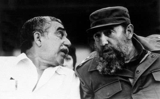 Gabriel García Marquéz y Fidel Castro