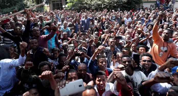 Protesta de Etiopía