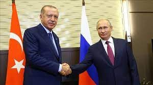 Presidentes de Turquía y Rusia