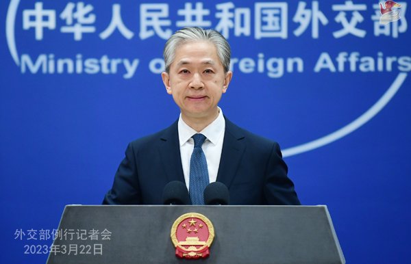 Wang Wenbin vocero del Ministerio de Relaciones Exteriores