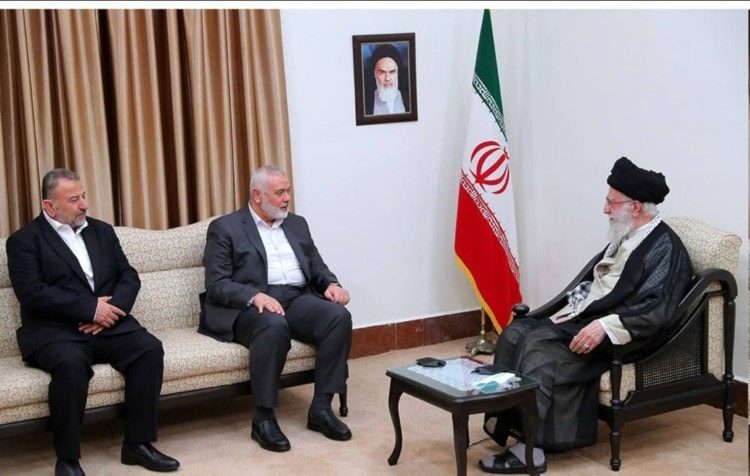 Reunión Hamas Sayyed Ali Khamenei