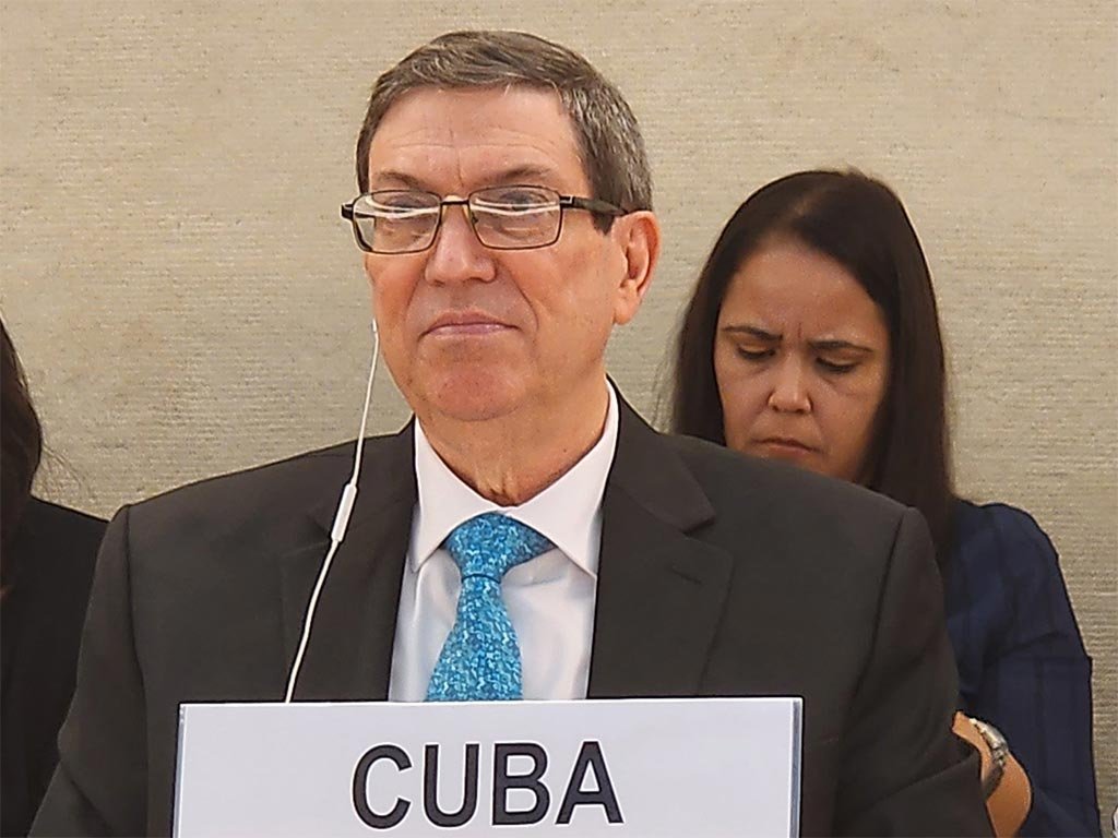 Bruno Rodríguez ministro cubano de Relaciones Exteriores