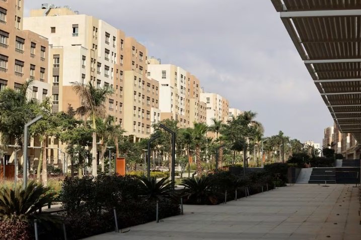 Una vista general de los edificios en la Nueva Capital Administrativa NAC al este de El Cairo Egipto