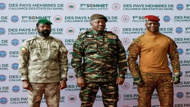 En julio pasado los líderes de Malí Níger y Burkina Faso crearon la Asociación de Estados del Sahel. / Foto: EFE