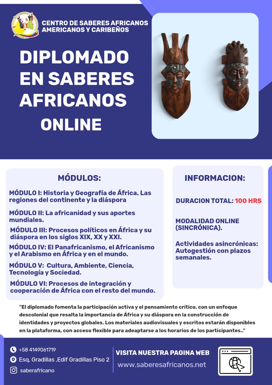 Diplomado Online Saberes Africanos
