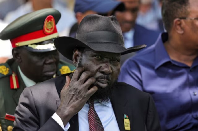 El Presidente de Sudán del Sur Salva Kiir Mayardit