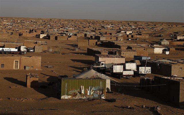 Campamentos de refugiados saharauis en Tinduf