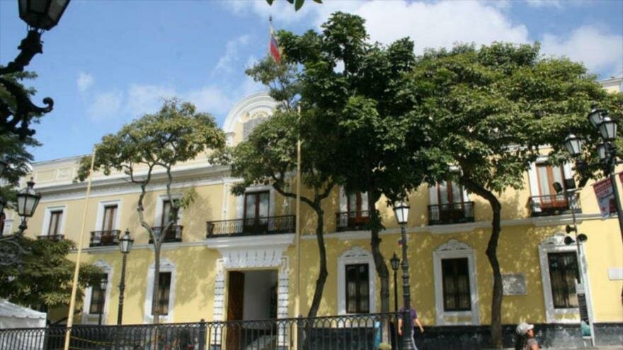 El edificio de la Cancillería de Venezuela en Caracas capital del paísjpg