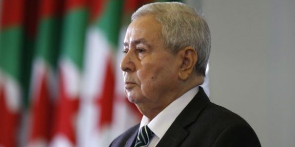 El presidente interino de Argelia Abdelkader Bensalah