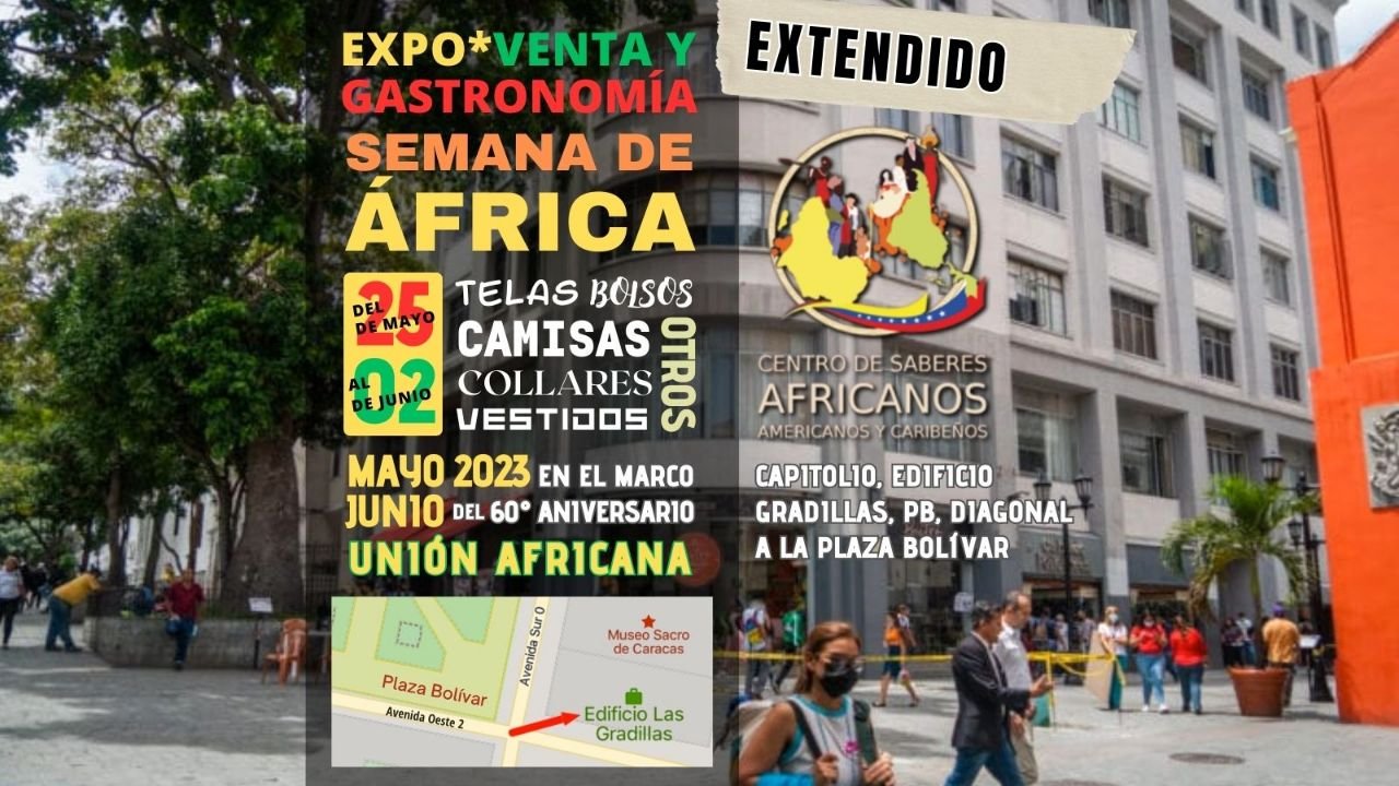 Expo Venta Gastronomía Semana de África del 25 de mayo al 02 de junio 2023