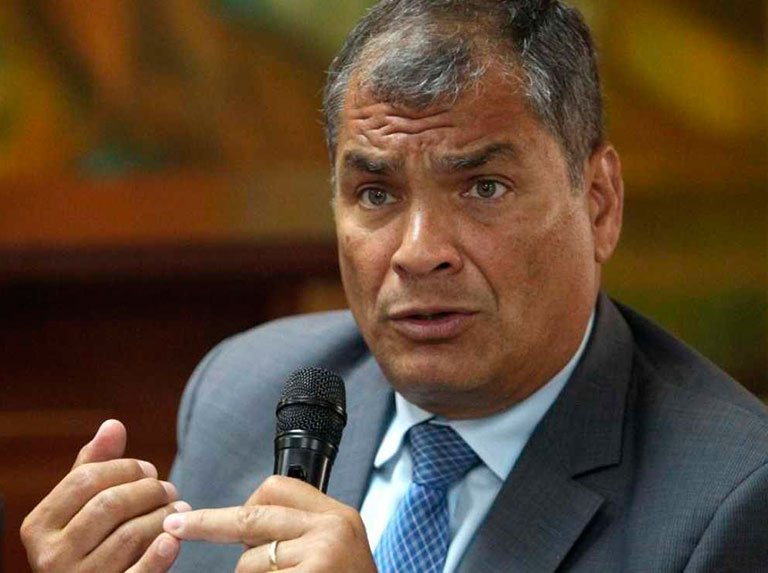 Expresidente de Ecuador Rafael Correa