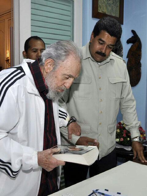 Fidel Castro y Nicolás Maduro