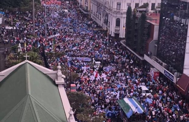 Imponente manifestación