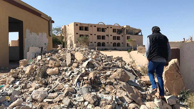 Libia bajo destrucción total