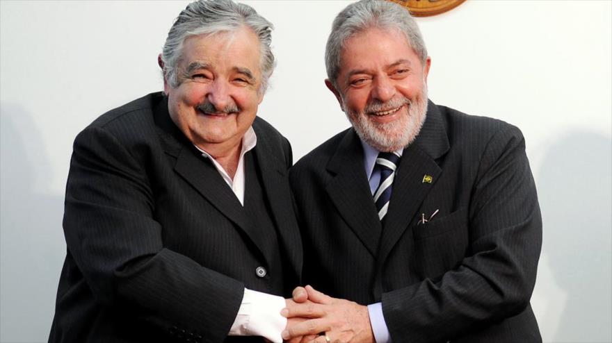 Los expresidentes de Brasil y Uruguay Lula da Silva y José Mujica respectivamente. Foto tomada de Google