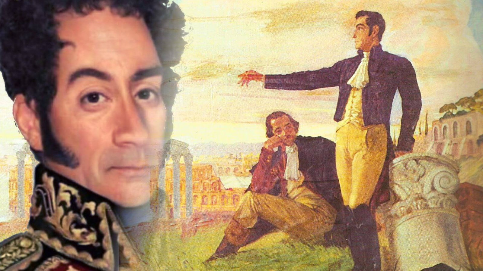 Inspiración con la obra de Tito Salas Bolívar en el Monte Sacro y un retrato por el artista Omar Cruz