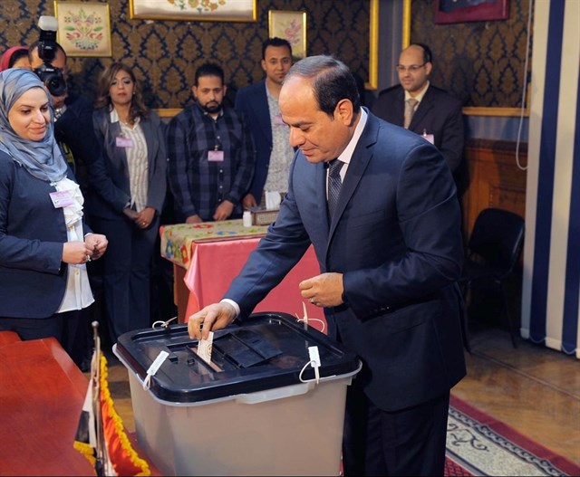 Votación del referendum constitucional de Egipto