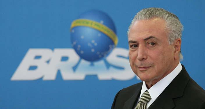El presidente interino Michel Temer fue investido para continuar frente al Gobierno hasta el año 2018