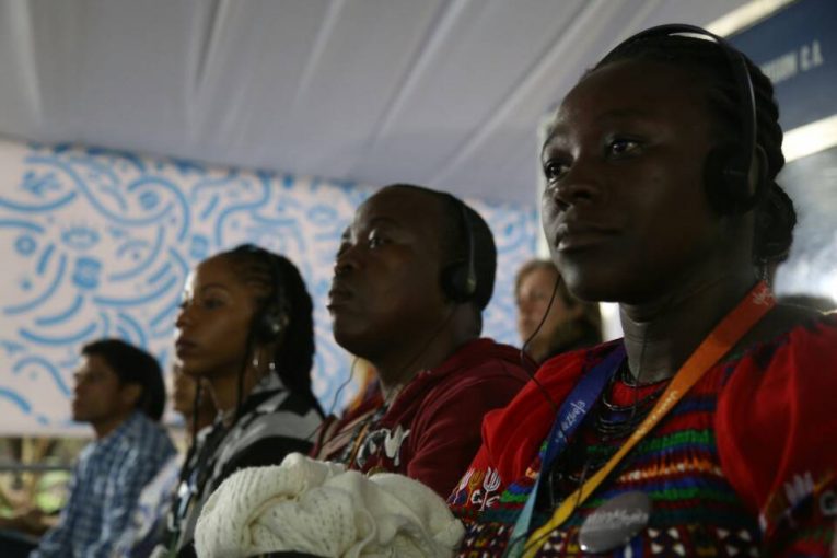Mesas de trabajo de mujeres reafirmando su apoyo al pueblo venezolano