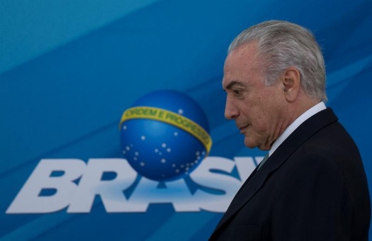 Michel Temer acusado de recibir beneficios de Odebrecht