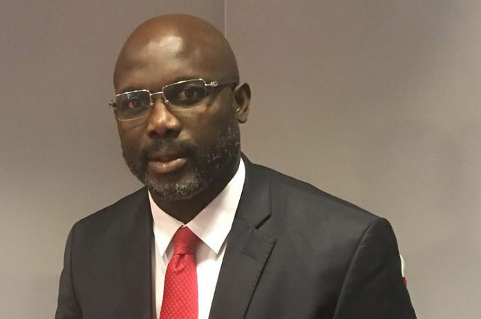 Presidente de Liberia George Weah