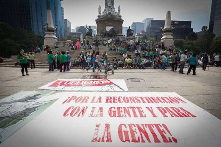 Protesta en Ciudad de México