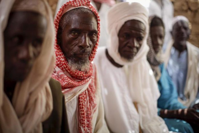 Población anciana de África