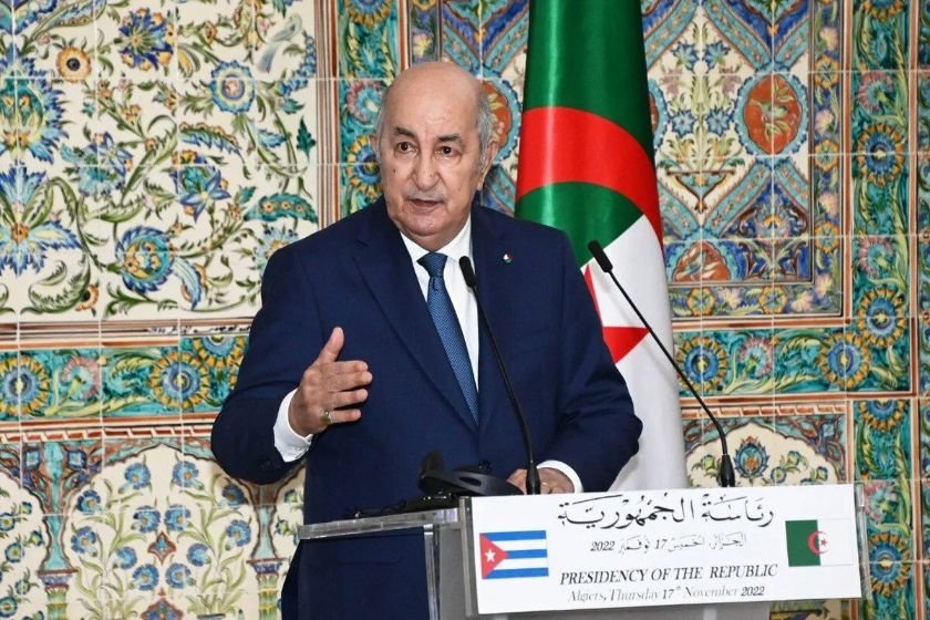  - El presidente argelino Abdelmadjid Tebboune el 17 de noviembre de 2022 [PRESIDENCIA DE ARGELIA/Agencia Anadolu]- 