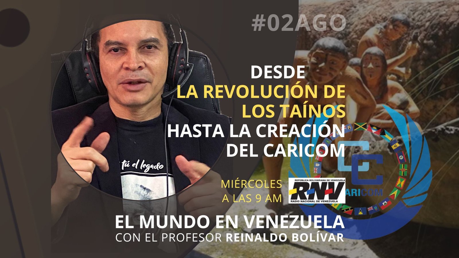  - Escucha el programa 734 de El Mundo en Venezuela - 02 agosto 2023 - 